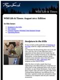 Image for 'August '11 Issue of "Wildlife & Times"' announcement.