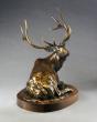 Image of 'Resting Elk' sculpture.