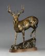 Image of 'Cautious Buck' sculpture.